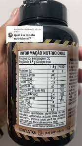 tabela nutricional do Ghdrol